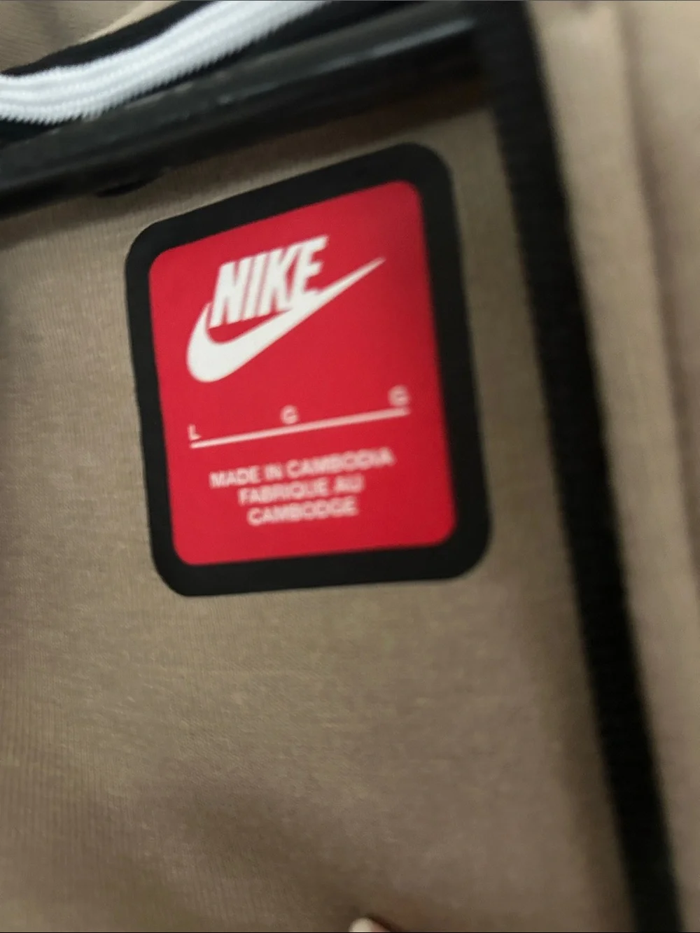 Nike hooded zip